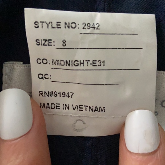 Dessy Collection 2942 dress midnight blue - Picture 4 of 4